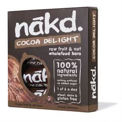 Nakd Cocoa Delight MP 4 x 35g