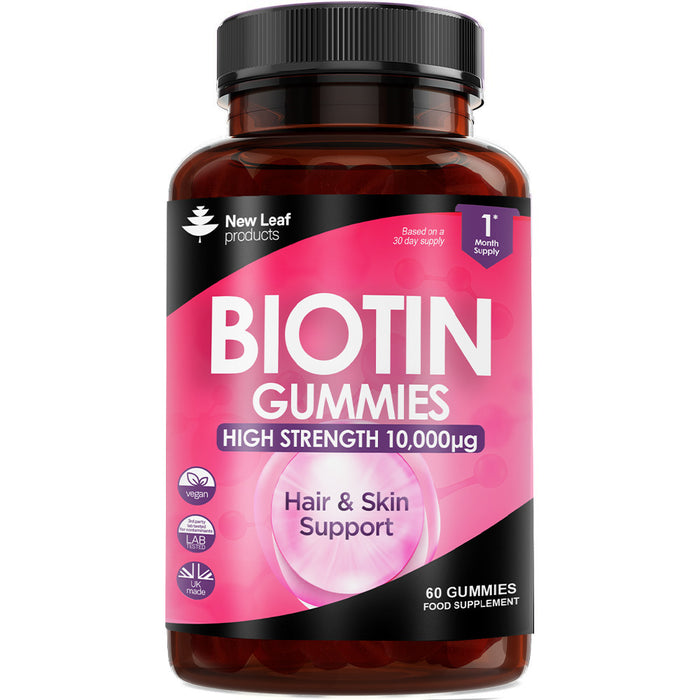 New Leaf Biotin 60 Gummies