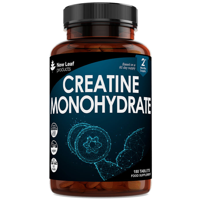 New Leaf Creatine Monohydrate 180 Vegan Capsules