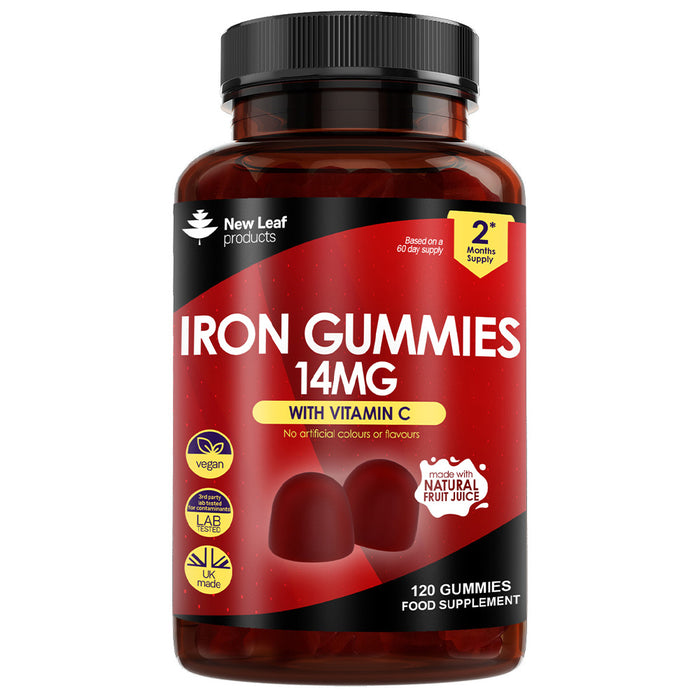 New Leaf Iron 120 Gummies