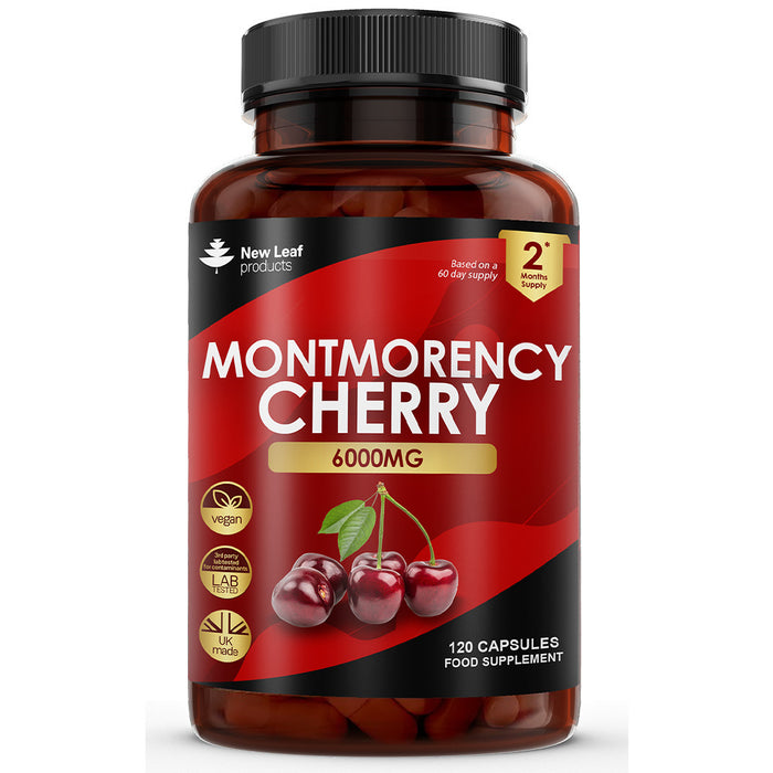 New Leaf Montmorency Cherry 6000mg 120 Capsules