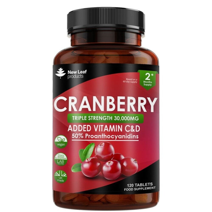 New Leaf Cranberry Complex 120 Tablets