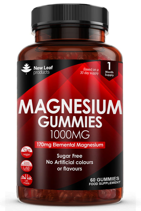 New Leaf Magnesium 60 Gummies
