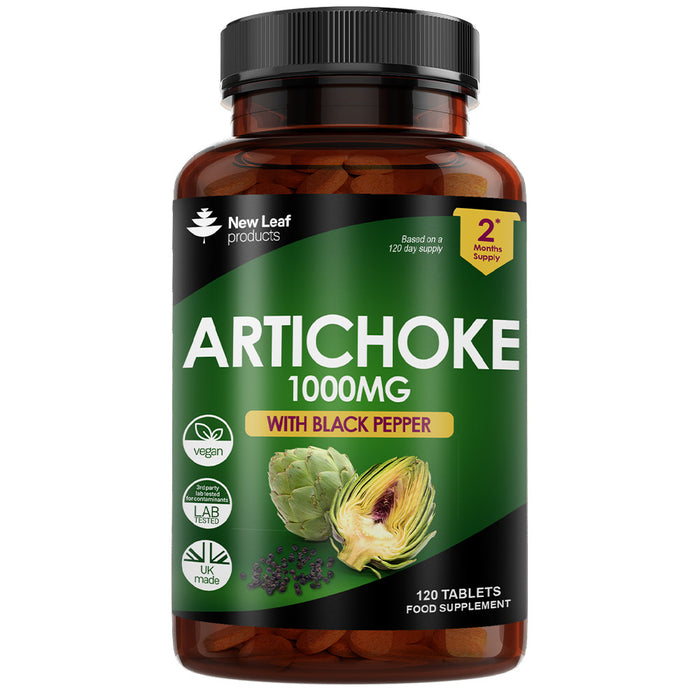 New Leaf Artichoke 1000mg 120 Tablets