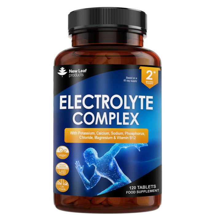 New Leaf Electrolyte Complex Essential Minerals 120 Vegan Tablets