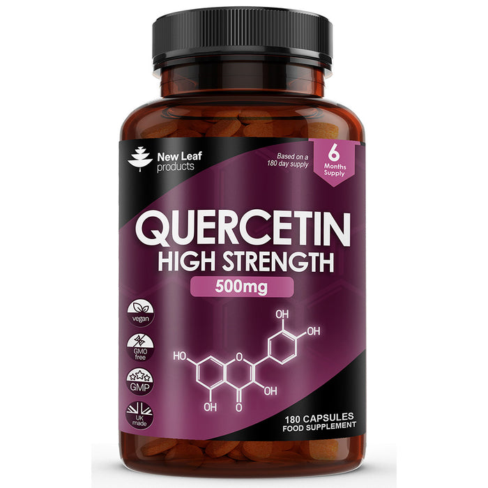 New Leaf Quercetin 500mg 180 Vegan Capsules
