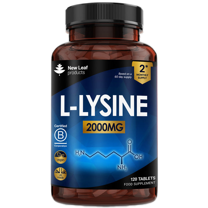 New Leaf L-Lysine 120 Tablets