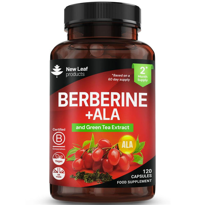 New Leaf Products Berberine Capsules 120 Capsules