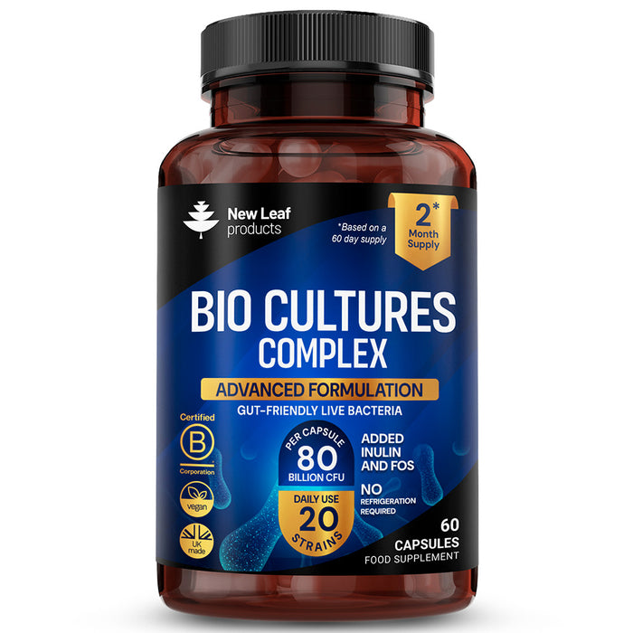 New Leaf Products Bio Cultures Complex Capsules 60 Capsules