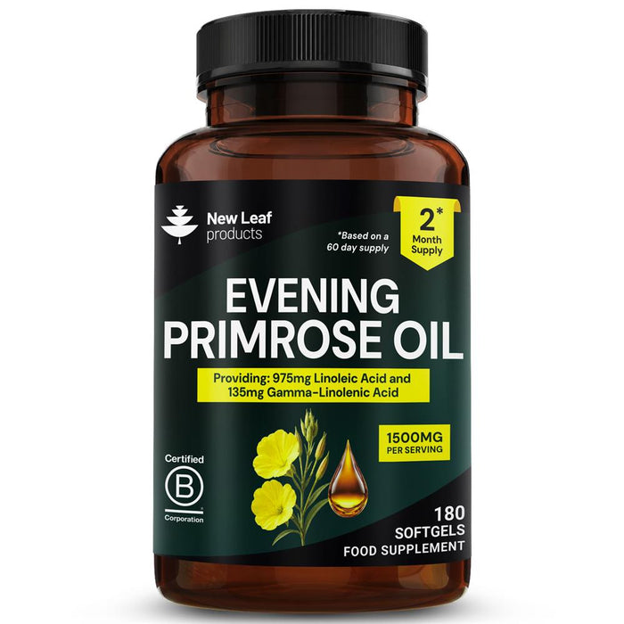 New Leaf Products Evening Primrose Oil Softgels 180 Softgels