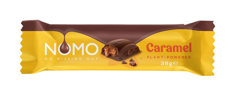 Nomo Caramel Chocolate Bar 38g