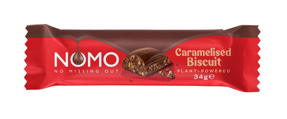 Nomo Caramelised Biscuit Bar 38g