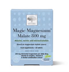 New Nordic Magic Magnesium Malate 800mg 30 Tablets
