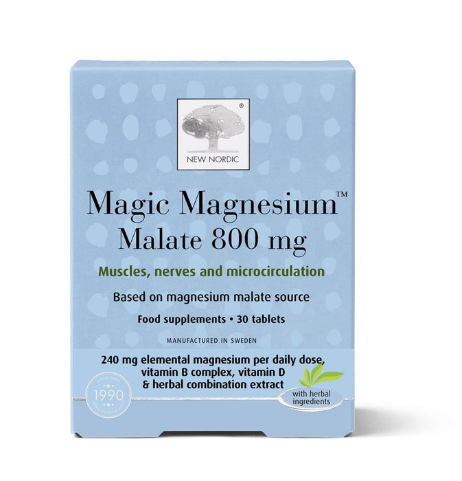 New Nordic Magnesium Malate 30 Tablets