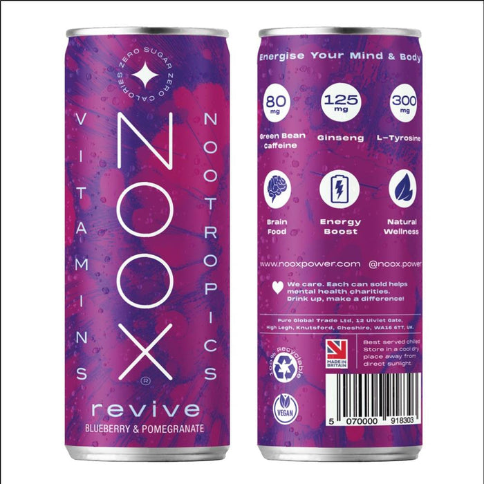 Noox Nootropics & Vitamin Drink Blackcurrant 250ml