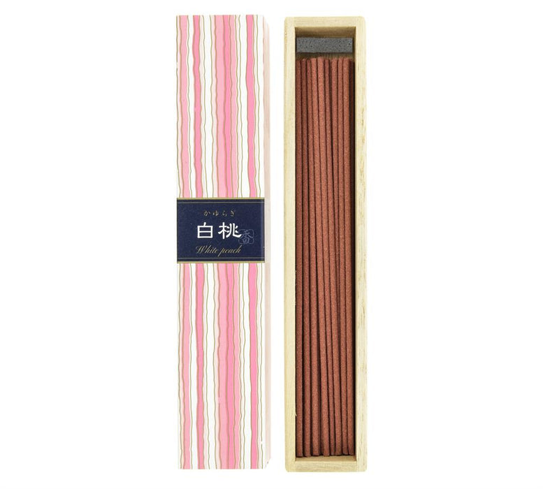 Nippon Kodo Kayuragi Incense White Peach 40 Sticks