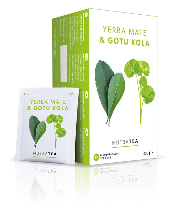 Nutratea Nutra Yerba Mate & Gotu Kola 20 Tea Bags
