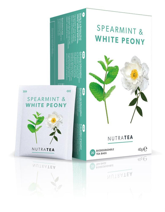 Nutratea Nutra Spearmint & White Peony 20 Tea Bags