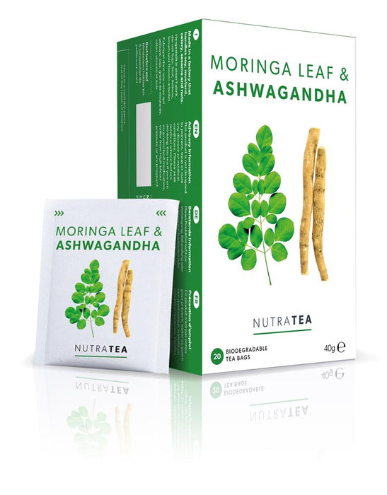 Nutratea Moringa Leaf & Ashwagandha 20 Tea Bags