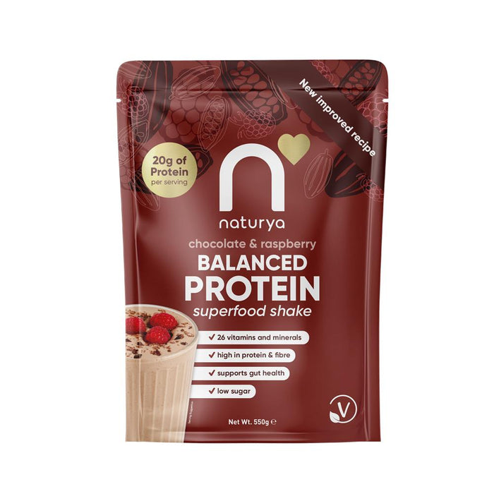 Naturya Balance Protein Chocolate & Raspberry 550g