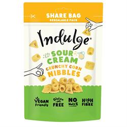 Indulge Corn Nibbles Sour Cream Flavour 100g