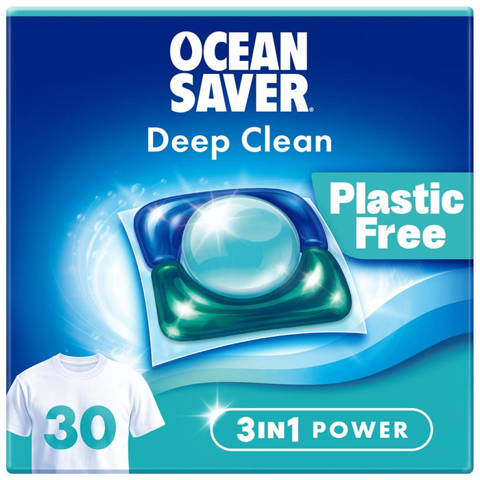 OceanSaver Deep Clean Bio Laundry Capsules 30 Capsules