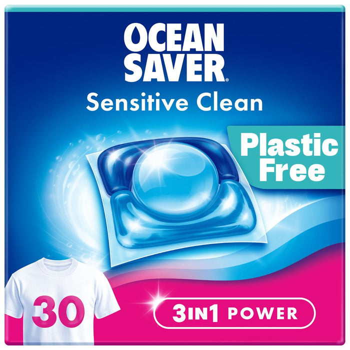 OceanSaver Sensitive Non-Bio Laundry Capsules 30 Capsules