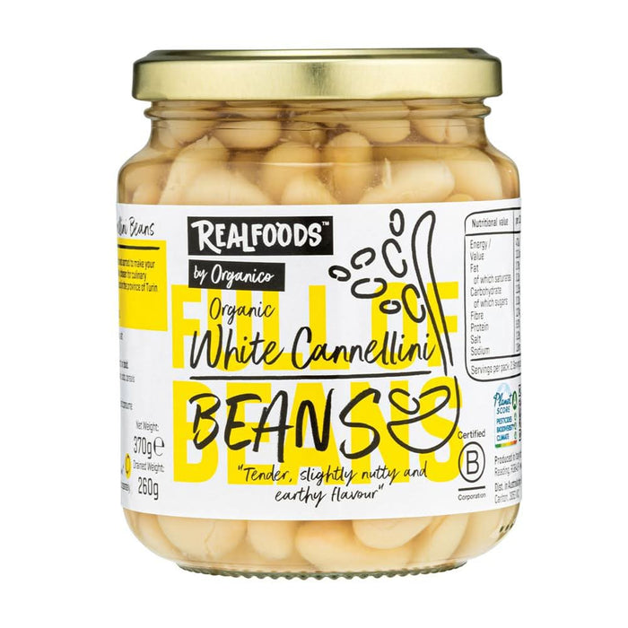 Realfoods by Organico Org Cannellini Beans in Water 370g