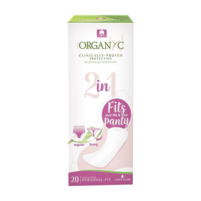 Organyc 2in1 Panty Liner 20 Liners