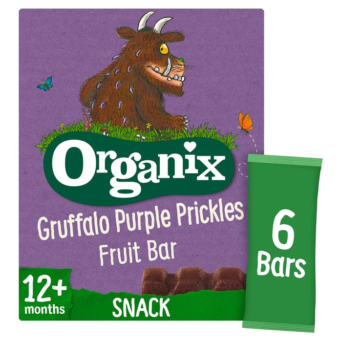 Organix Gruffalo Backcurrant Frui Bars 6 x 17g