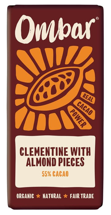 Ombar Clementine & Almond Choc 70g
