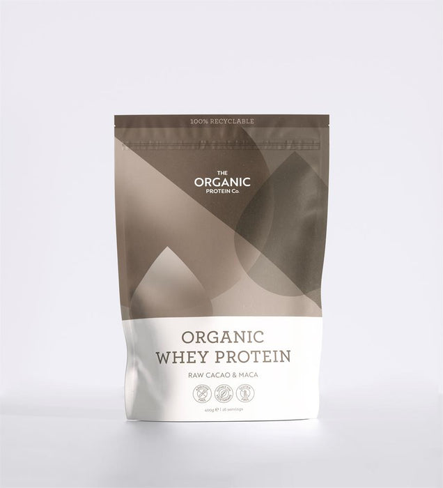 The Organic Protein Co Cacao & Maca Organic Whey 1.2KG