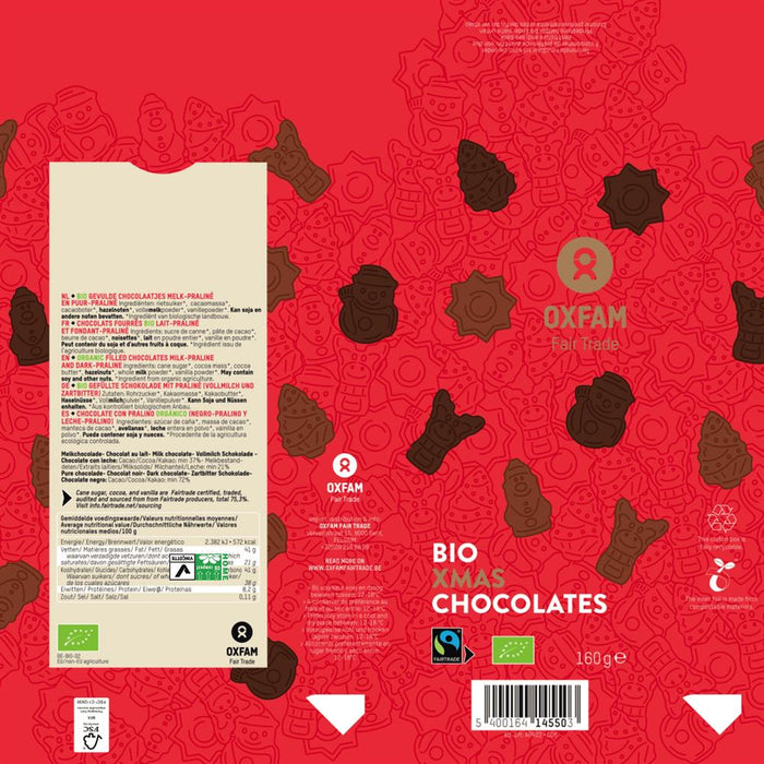 Oxfam Organic Christmas Chocolates 160g