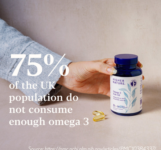 Higher Nature Fish Oil Omega 3 1000mg 90 Capsules