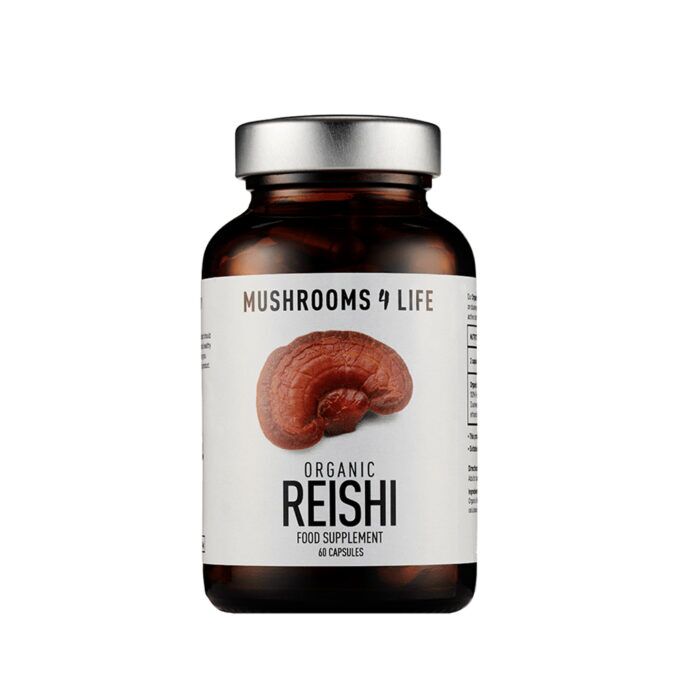 Mushrooms For Life Organic Reishi 60 Capsules