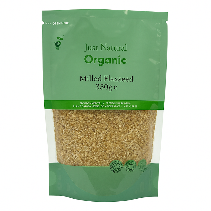 Just Natural Organic Milled Flaxseed 350g
