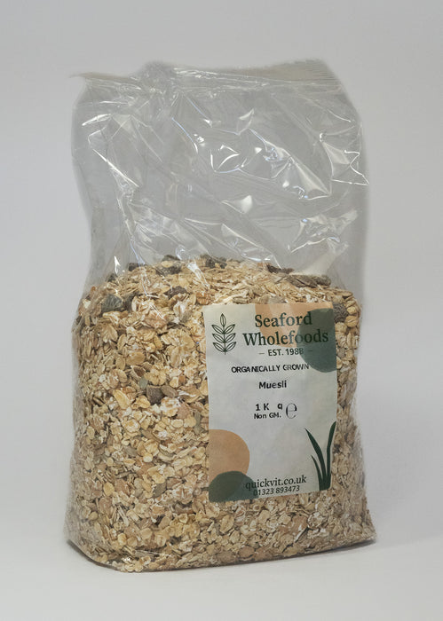 Seaford Wholefoods Organic Muesli 1KG