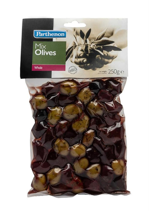 Parthenon Mediterranean Olive Mix Vacuum Sealed 250g