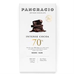 Pancracio Chocolate Intense Cocoa 70% Dark Chocolate Bar 100g