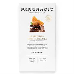 Pancracio Chocolate Almond & Orange Milk Chocolate 100g
