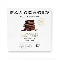 Pancracio Chocolate 42% Cocoa Milk Choc Mini Bar 40g
