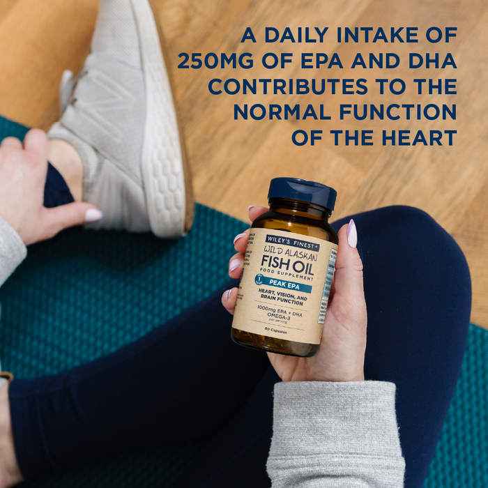 Wiley's Finest Peak EPA Fish Oil 1000mg - 60 Capsules