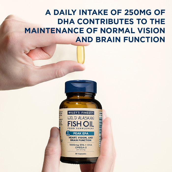 Wiley's Finest Peak EPA Fish Oil 1000mg - 60 Capsules