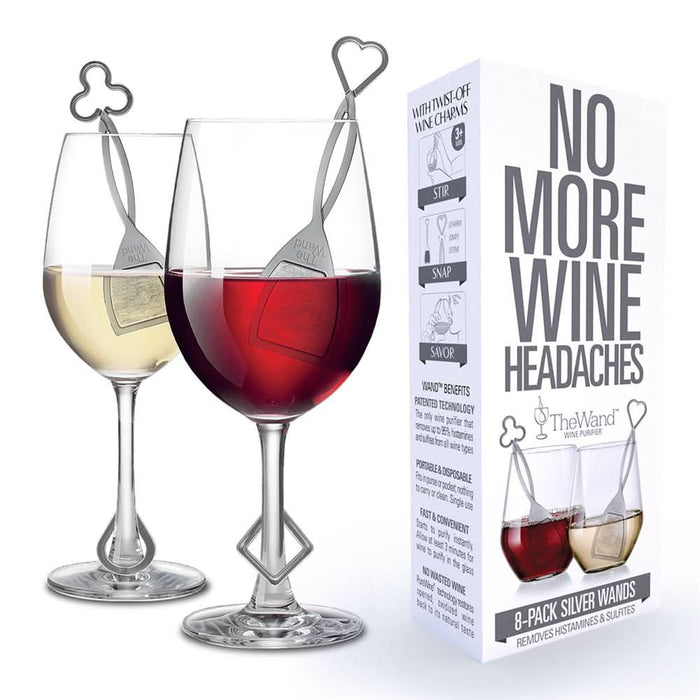 PureWine The Wand - Silver 8 Pack