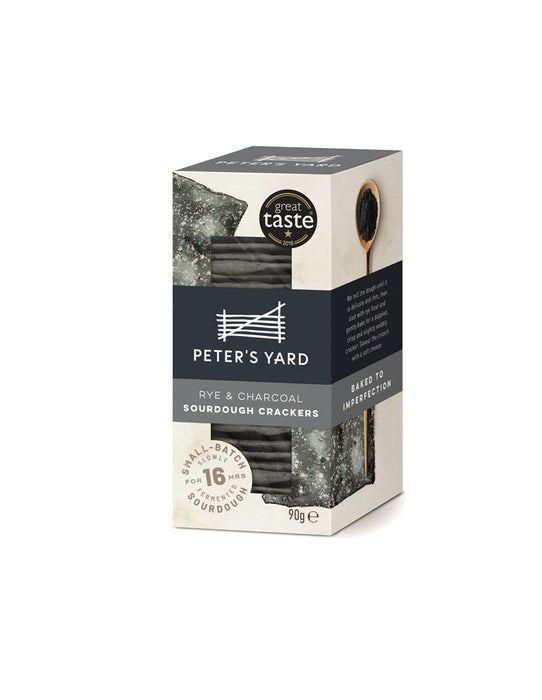 Peters Yard Rye & Charcoal Cracker 90g