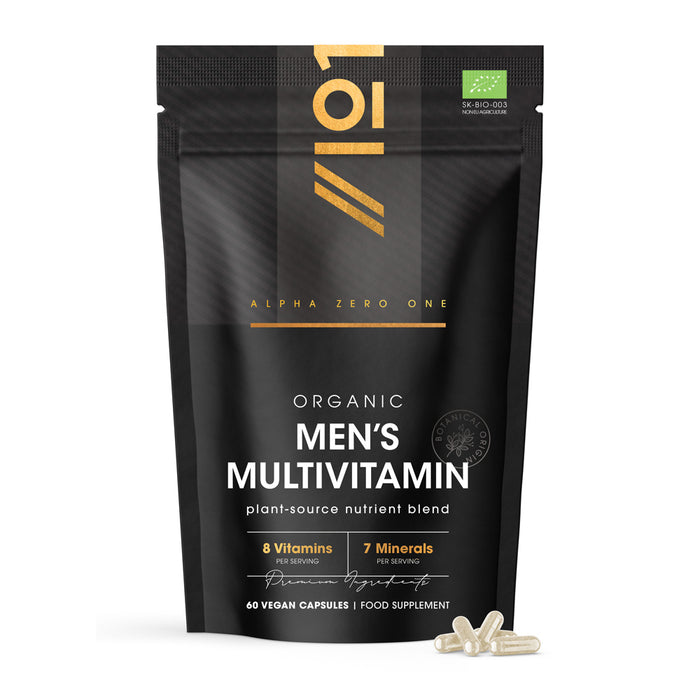 Alpha01 Organic Men's Multivitamins 60 Capsules