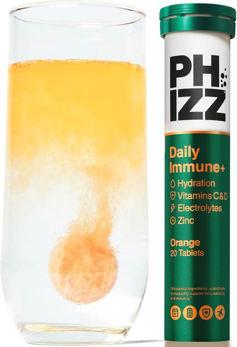 Phizz Daily Immune+ Orange 20 Tablets