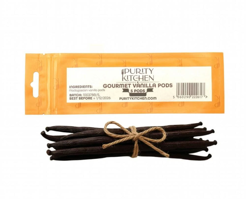 Purity Kitchen Madagascan Vanilla Pods 5 Pods