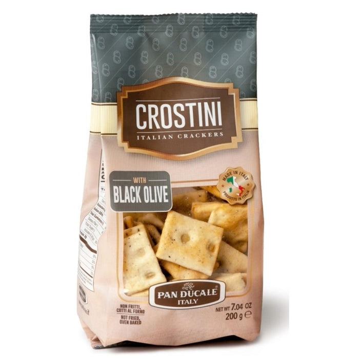 Pan Ducale Crostini Black Olive 200g