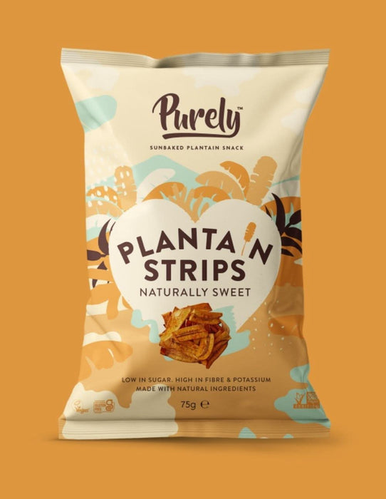 PURELY PLANTAIN Sweet Plantain Chips 75g
